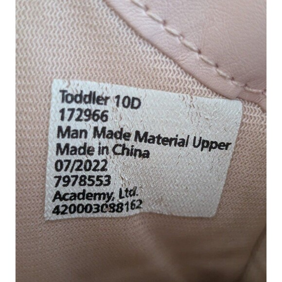 Magellan Toddler Girl Size 10 D Glitter Western Cowgirl Zip Up Boots - Picture 7 of 7